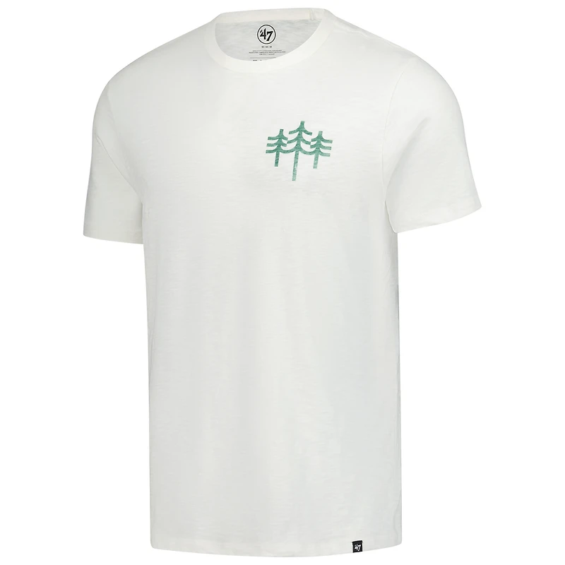 Men's '47  White The Bay Golf Club Distressed Backer Scrum T-Shirt