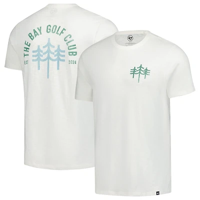 Men's '47 White The Bay Golf Club Distressed Backer Scrum T-Shirt
