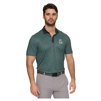 Men's Flag & Anthem  Green The Bay Golf Club All-Over Logo Polo
