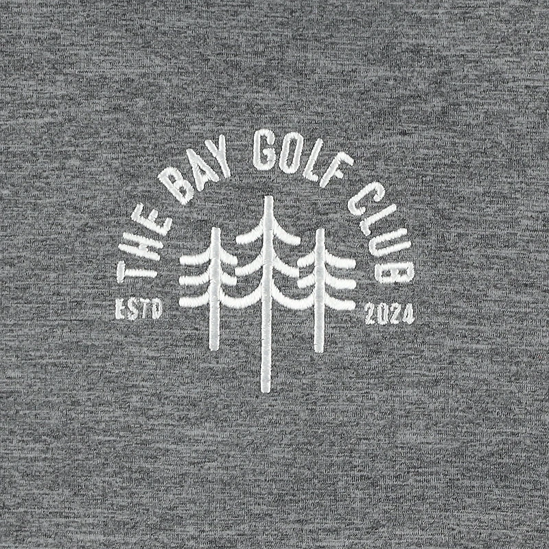 Pull à glissière quart de tour Sequoia pour homme Greyson Clothiers Heather Gray The Bay Golf Club