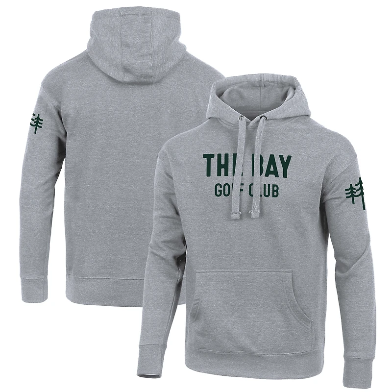 Sweat à capuche Hank du club de golf The Bay, gris, pour homme