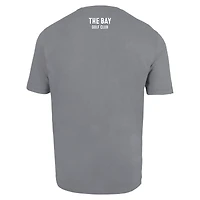T-shirt pour homme Ahead Gray The Bay Golf Club Instant Classic Tri-Blend