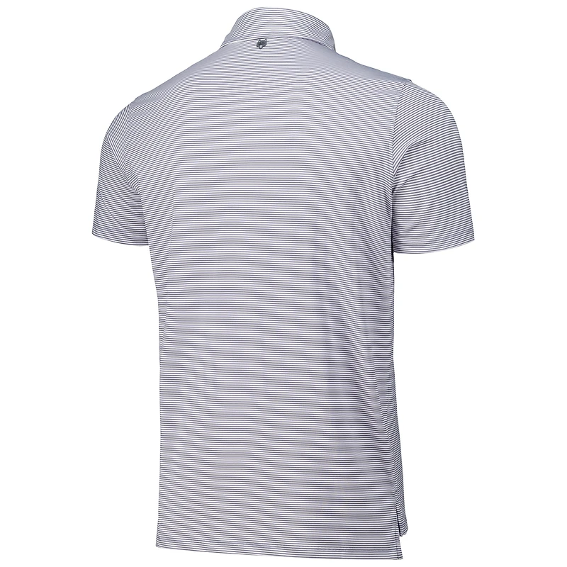 Men's Greyson Clothiers Gray The Bay Golf Club Saranac Performance Polo