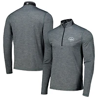 Pull Greyson Clothiers Heather Green pour hommes The Bay Golf Club Guide Sport Performance à quart de zip