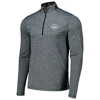 Pull Greyson Clothiers Heather Green pour hommes The Bay Golf Club Guide Sport Performance à quart de zip
