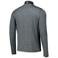 Pull Greyson Clothiers Heather Green pour hommes The Bay Golf Club Guide Sport Performance à quart de zip