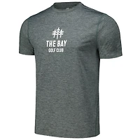 T-shirt Greyson Clothiers Heather Green pour hommes The Bay Golf Club Guide Sport Performance