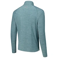 Men's johnnie-O Green The Bay Golf Club Baird Performance Quarter-Zip Top