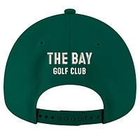 Men's New Era  Forest Green The Bay Golf Club 9FORTY A-Frame Adjustable Rope Hat