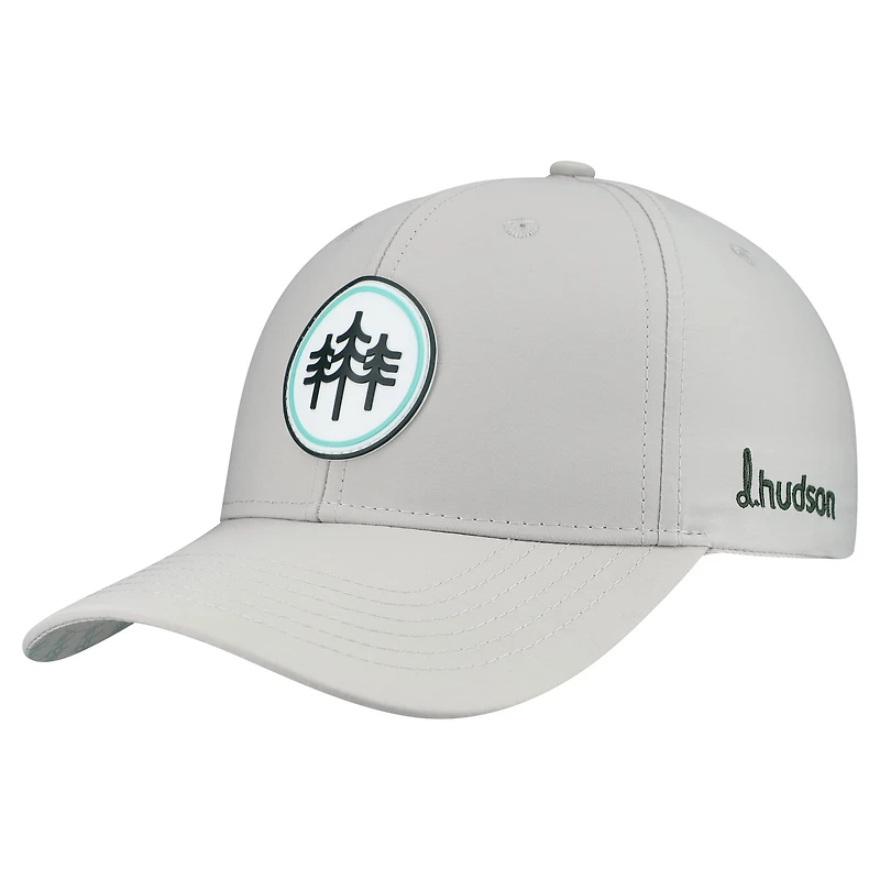 Casquette unisexe D. Hudson Gray The Bay Golf Club Three Tree Circle Patch