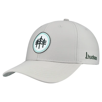 Casquette unisexe D. Hudson Gray The Bay Golf Club Three Tree Circle Patch