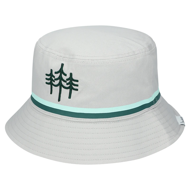 Unisex  Gray/Teal The Bay Golf Club Reversible Bucket Hat