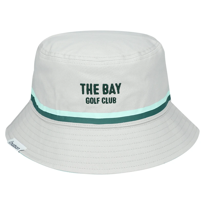 Unisex  Gray/Teal The Bay Golf Club Reversible Bucket Hat