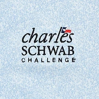 Boy's Youth FootJoy  Light Blue The Charles Schwab Challenge ProDry Speckle Print Lisle Polo