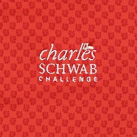 Boy's Youth Puma  Orange The Charles Schwab Challenge Micro Floral MATTR Polo