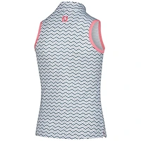 Girl's Youth FootJoy  White The Charles Schwab Challenge Sleeveless Polo