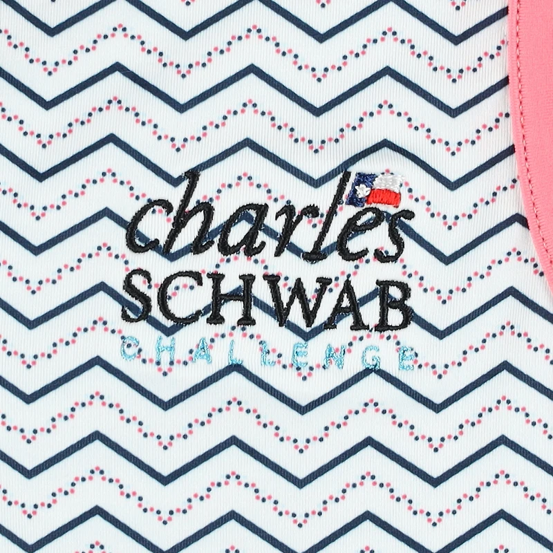 Girl's Youth FootJoy  White The Charles Schwab Challenge Sleeveless Polo