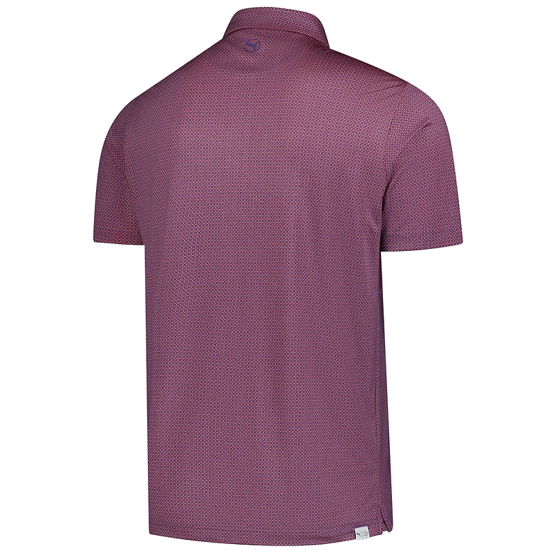 Polo Puma violet The Charles Schwab Challenge Tile MATTR pour homme