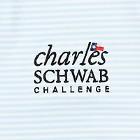 Polo sans manches bleu clair à rayures The Charles Schwab Challenge pour femme FootJoy