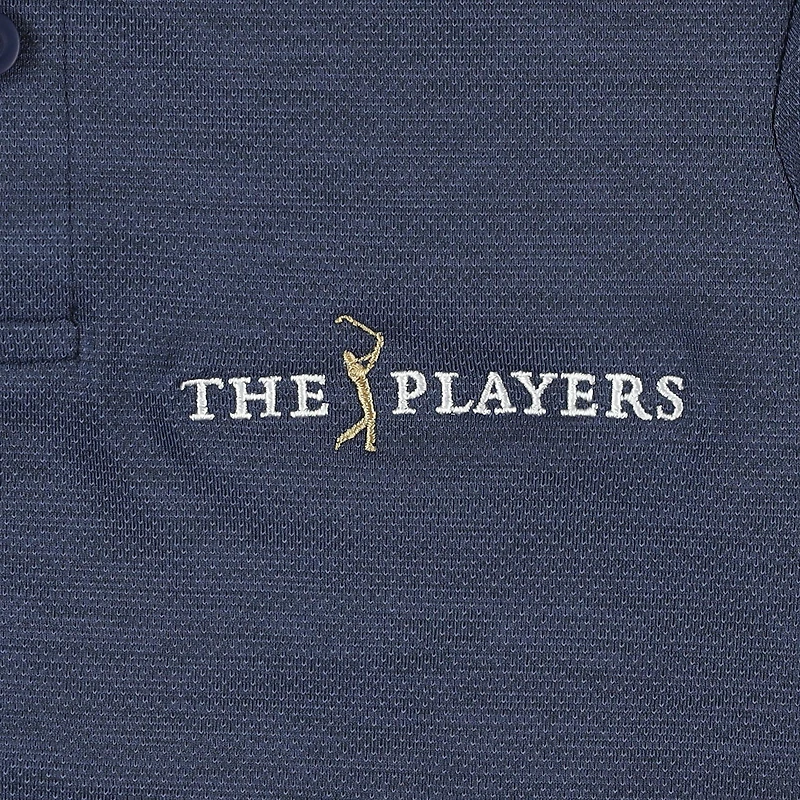 Polo Under Armour Heather Navy THE PLAYERS Playoff 3.0 pour garçon