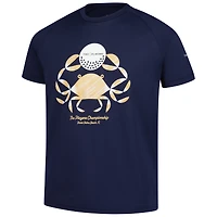 Boy's Youth Under Armour  Navy THE PLAYERS Raglan Tech T-Shirt