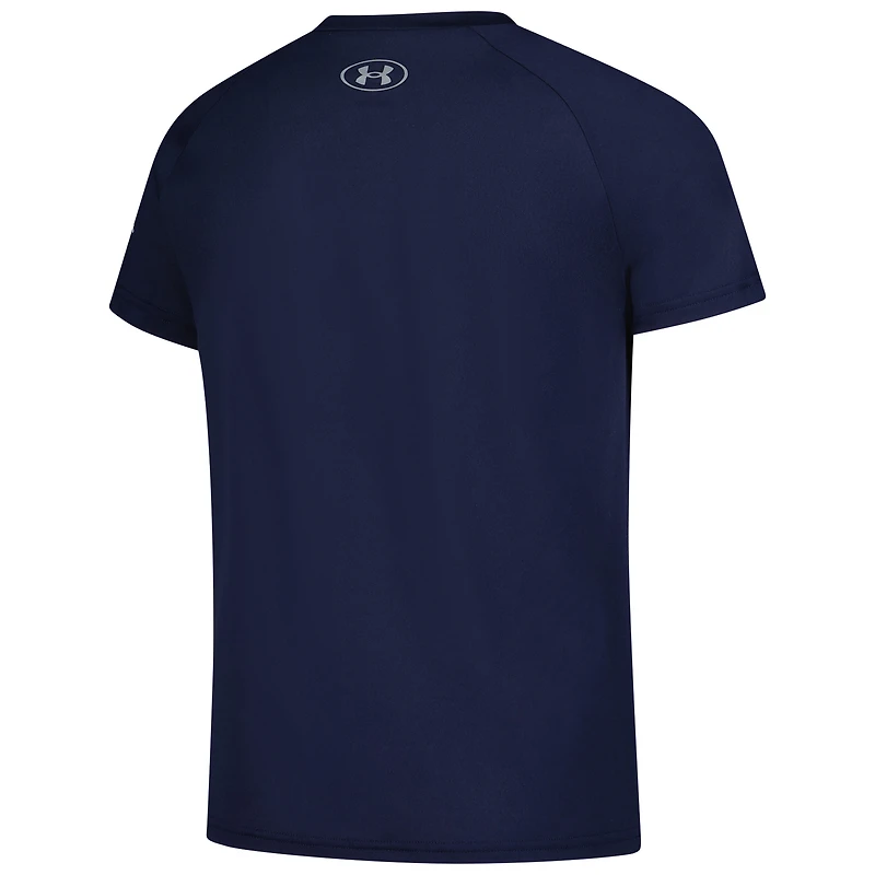 Boy's Youth Under Armour  Navy THE PLAYERS Raglan Tech T-Shirt