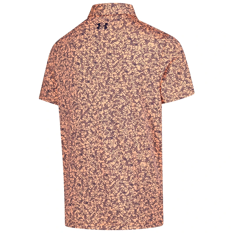Polo imprimé Blade pour garçon Under Armour orange THE PLAYERS