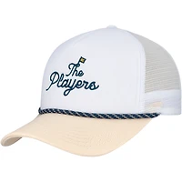 Men's Barstool Golf  White/Tan THE PLAYERS Nailhead Canvas Rope Adjustable Hat