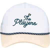Men's Barstool Golf  White/Tan THE PLAYERS Nailhead Canvas Rope Adjustable Hat