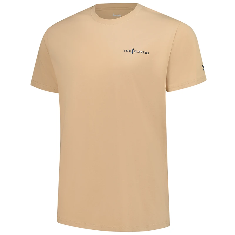 Men's Breezy Golf  Gold THE PLAYERS Just an Easy Par 3 T-Shirt