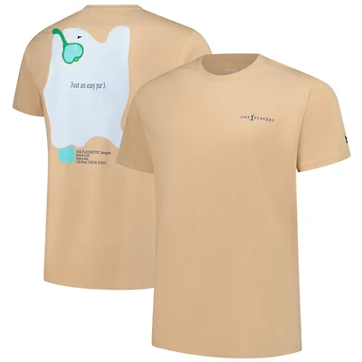 T-shirt Breezy Golf Gold pour homme THE PLAYERS Just an Easy Par 3