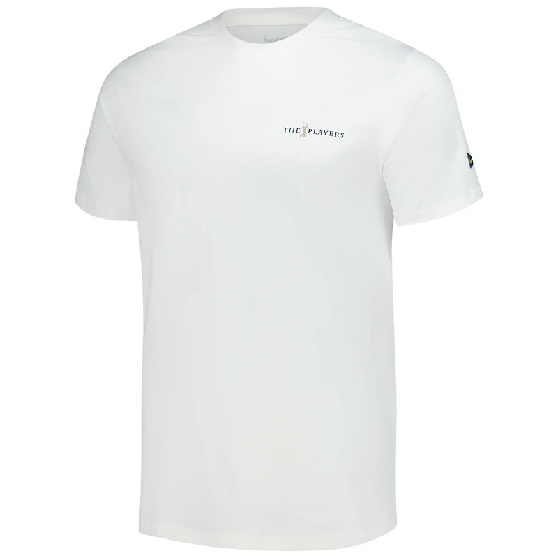 Men's Breezy Golf White THE PLAYERS 17th Hole Dive Team T-Shirt