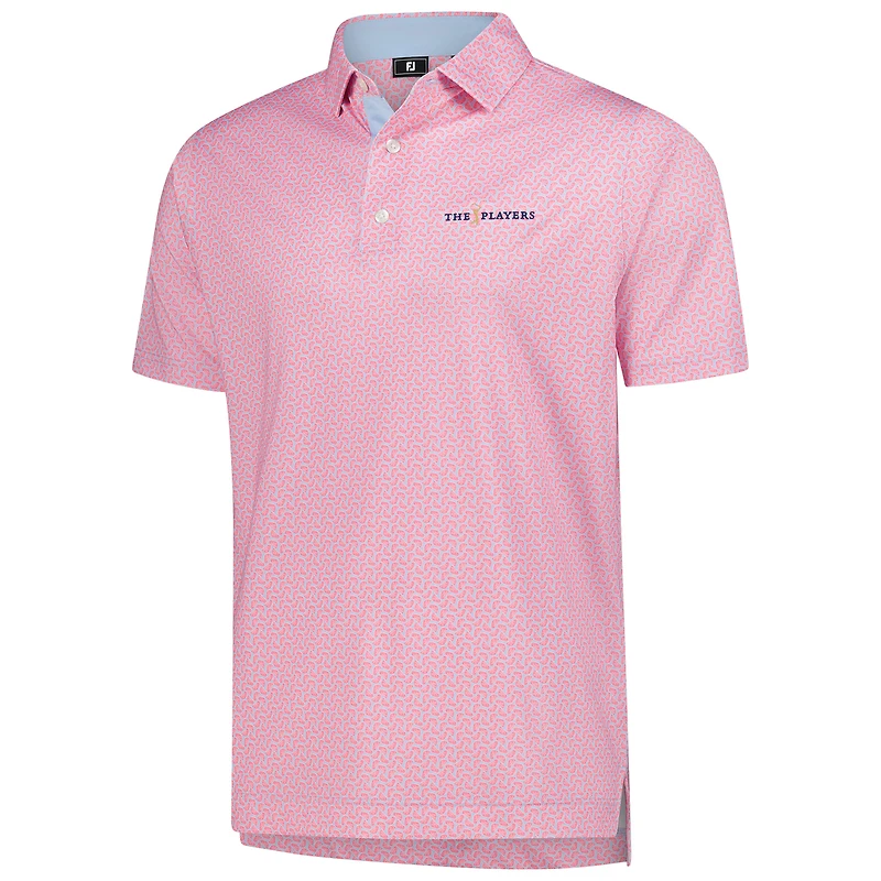 Men's FootJoy  Pink 2025 THE PLAYERS ProDry Citrus Lisle Polo