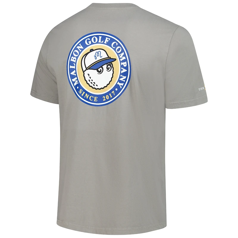 T-shirt à logo Bucket Seal Malbon Golf pour homme gris THE PLAYERS