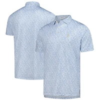 Polo performance Peter Millar bleu THE PLAYERS Goldman Bar pour homme