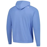Sweat à capuche raglan bleu Peter Millar THE PLAYERS pour homme