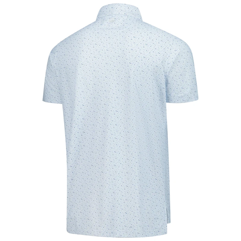 Polo en maille performance Casa Nova bleu clair Peter Millar THE PLAYERS pour homme
