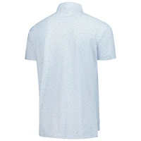 Polo en maille performance Casa Nova bleu clair Peter Millar THE PLAYERS pour homme
