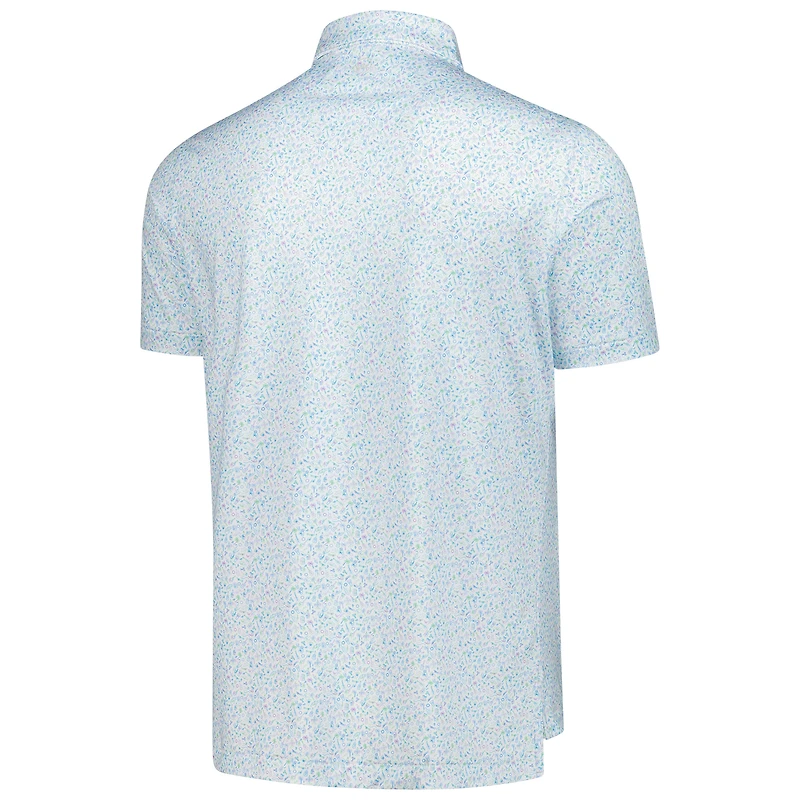Polo performance Jammin' Goldman Island bleu clair Peter Millar THE PLAYERS pour homme