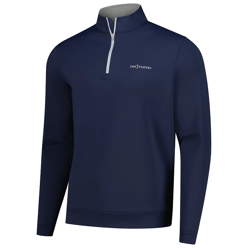 Men's Peter Millar  Navy THE PLAYERS Perth Performance Quarter-Zip Pullover