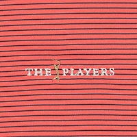 Polo à rayures poids plume Peter Millar orange THE PLAYERS pour homme