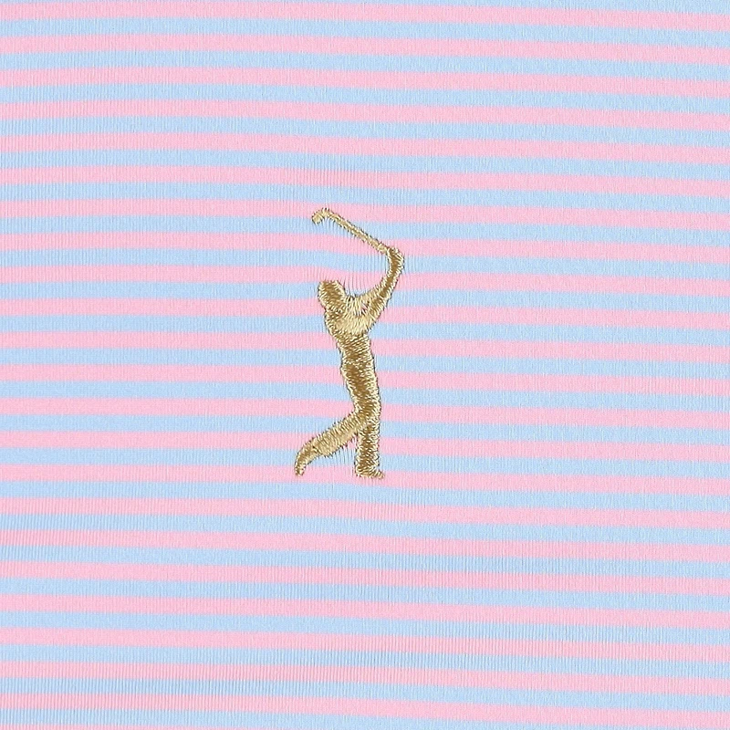Polo de performance Hales rose Peter Millar THE PLAYERS pour homme