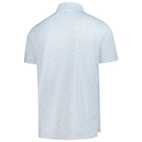 Polo léger à la noix de coco et au citron vert Peter Millar White THE PLAYERS pour homme