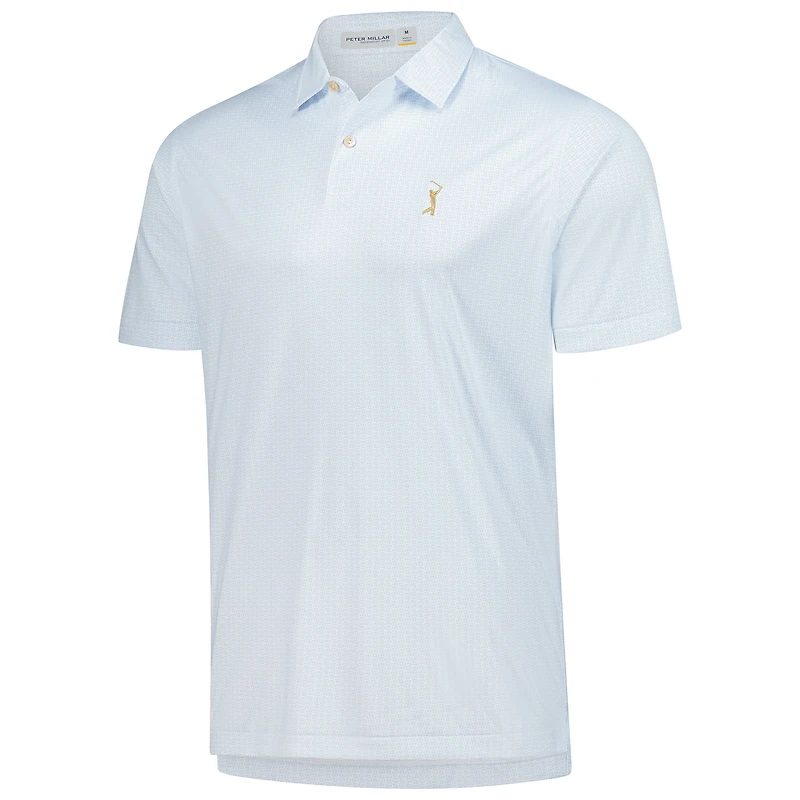 Men's Peter Millar  White THE PLAYERS Featherweight Rays for Days Polo