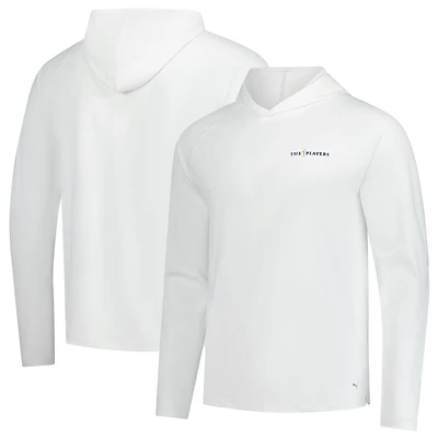 Men's Puma  White THE PLAYERS You-V Raglan Pullover Hoodie