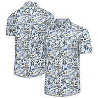 Chemise boutonnée bleue 2025 THE PLAYERS Florida Icon Boatyard pour homme de Smith & Quinn