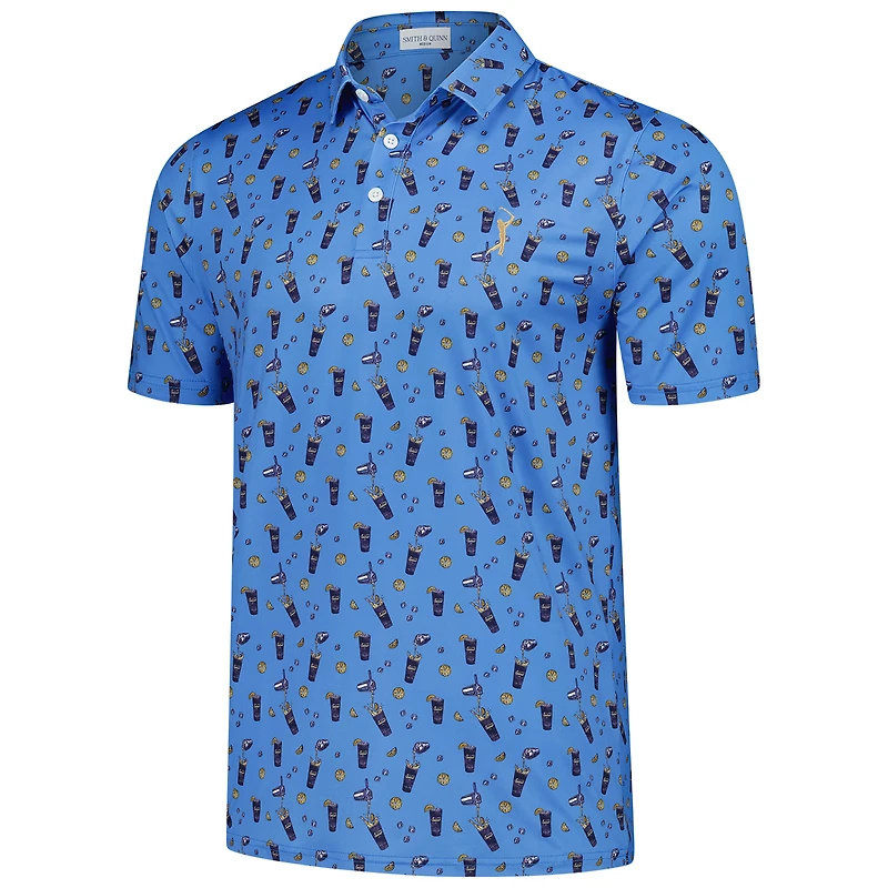 Men's Smith & Quinn  Blue 2025 THE PLAYERS Sawgrass Splash Smitty Polo