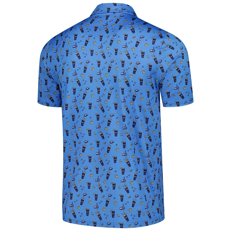 Men's Smith & Quinn  Blue 2025 THE PLAYERS Sawgrass Splash Smitty Polo