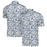 Polo Smith & Quinn blanc THE PLAYERS 2025 pour homme avec icône de la Floride
