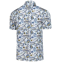 Polo Smith & Quinn blanc THE PLAYERS 2025 pour homme avec icône de la Floride